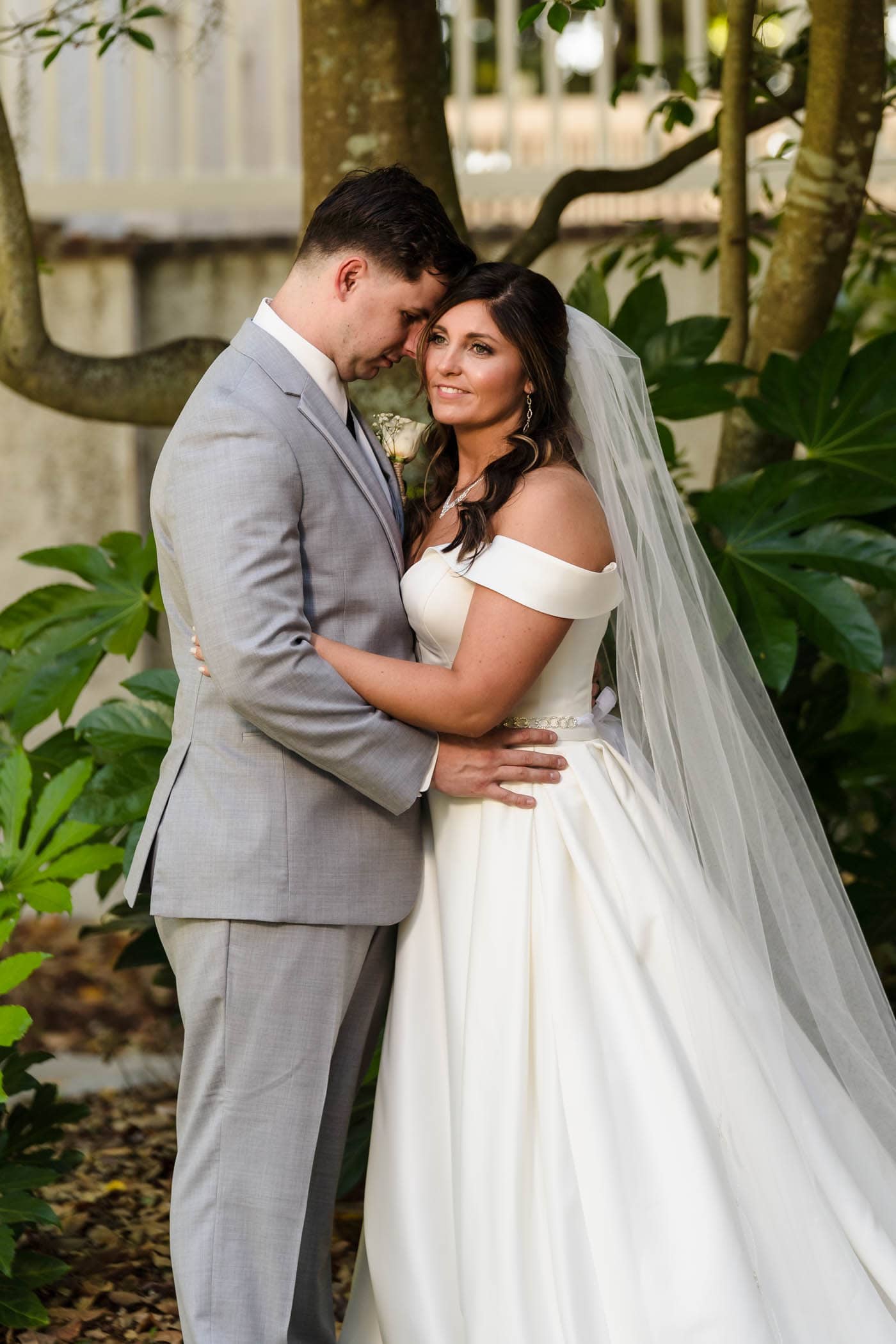 Bride and groom portrait by Susan DeLoach Photography SC wedding photographers